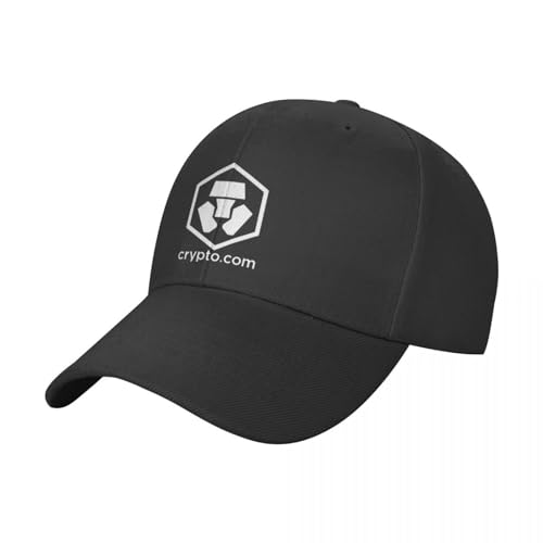 CWCMZDH Baseballmütze Baseballkappe Crypto.com Coin – Crypto com Coin CRO Baseballkappe Cosplay Hut Strandparty Hut Männer Frauen von CWCMZDH