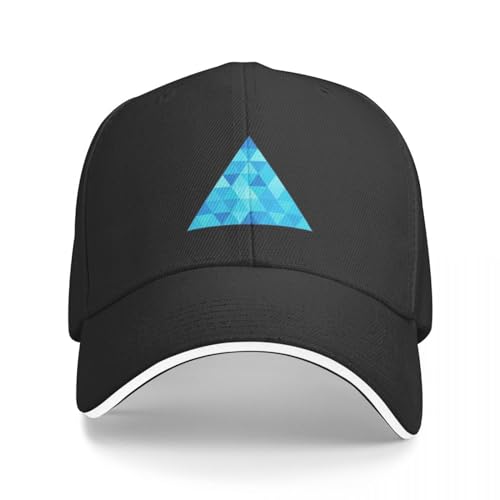CWCMZDH Baseballmütze Baseballkappe Detroit: Become Human Androiden-Identifikator Armstulpe Baseball Cap Westernmütze Sonnenschutz Solarhut Damen Herren von CWCMZDH