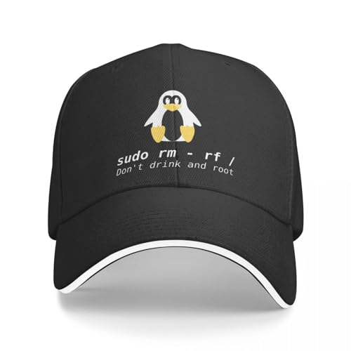 CWCMZDH Baseballmütze Baseballkappe Dont Drink and Root Funny Computer Programmer Herren Baseballkappen Schirmmütze Sonnenschutz winddichter Hut von CWCMZDH