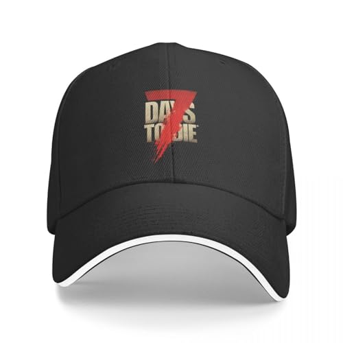 CWCMZDH Baseballmütze Baseballkappe Geschenke für Frauen 7 Days to Die Grafik für Fans Baseballmütze Teemütze Herrenmütze Herrenmütze Damen von CWCMZDH
