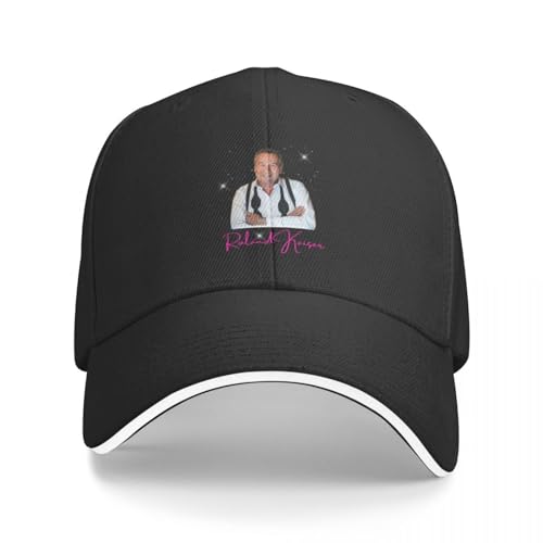 CWCMZDH Baseballmütze Baseballkappe Roland Kaiser Baseball Cap modischer Strandhut Damen Herren Sommerhut Snapback Sonnenkappe Unisex Streetwear von CWCMZDH