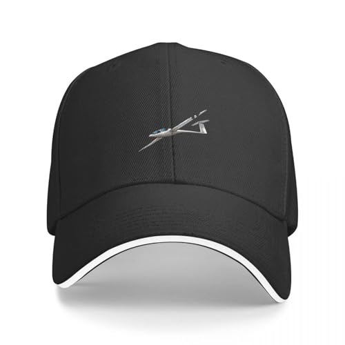 CWCMZDH Baseballmütze Basecap Dieser Segelflieger: Weißes Hemd Lustiges Segelflieger-Design. Baseball-Cap Gentleman-Hut Angelmützen Icon Damenhüte für die Sonne Herren von CWCMZDH
