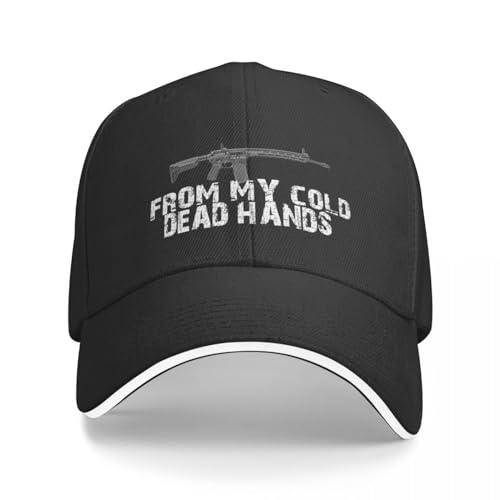 CWCMZDH Baseballmütze Basecap from My Cold Dead Hands AR-15 Baseballkappe, Snapback-Kappe, Visier, Trucker-Kappe, männlich, Damen von CWCMZDH