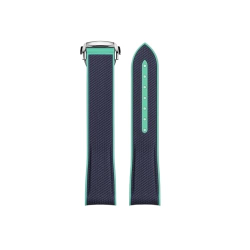 Modische Uhrenarmbänder, Armband mit gebogenem Ende, 20 mm, passend for Omega X, Swatch, passend for Joint MoonSwatch, Sport-Uhrenarmband aus Silikonkautschuk mit Faltschließe, passend for Seamaster 3 Modische Uhrenarmbänder, Armband mit gebogenem Ende, 20 mm, passend for Omega X, Swatch, passend for Joint MoonSwatch, Sport-Uhrenarmband aus Silikonkautschuk mit Faltschließe, passend for Seamaster 3 von CWCWC