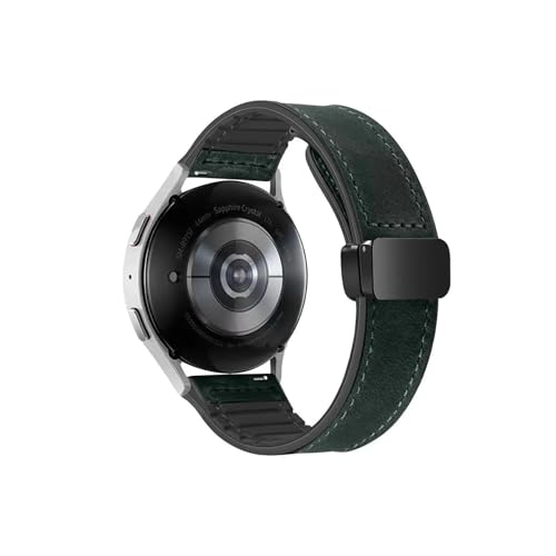 Modische Uhrenarmbänder, Leder-Silikonarmband passend for Huawei Watch GT 5 4 46 mm 41 mm, Armband passend for Huawei GT5 GT4 GT3 Pro GT2 20 mm 22 mm Armband (Armeegrün, for GT 5 46 mm) von CWCWC