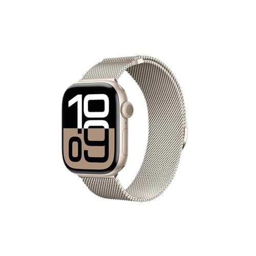 Modische Uhrenarmbänder, Mailänder Armband passend for Uhren 44 mm 40 mm 45 mm 41 mm 46 mm 42 mm 38 49 mm Metallarmband passend for Uhren der Serien 10 Ultra 9 8 7 6 5 4 3 SE(Starlight color B,For Ser Modische Uhrenarmbänder, Mailänder Armband passend for Uhren 44 mm 40 mm 45 mm 41 mm 46 mm 42 mm 38 49 mm Metallarmband passend for Uhren der Serien 10 Ultra 9 8 7 6 5 4 3 SE(Starlight color B,For Ser von CWCWC