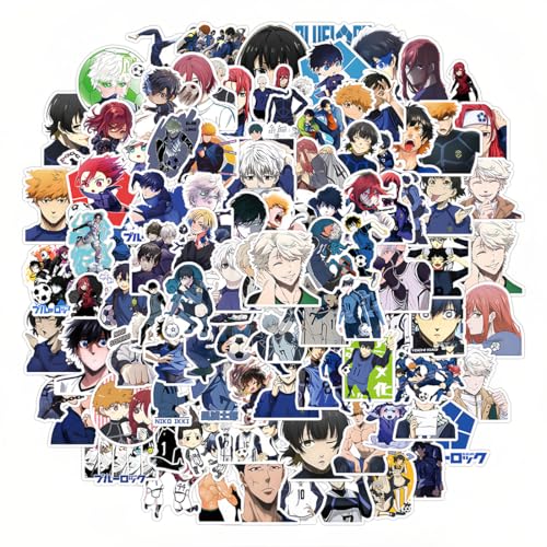 CWED 100 Stück BlueLo ck Aufkleber Auto Laptop Telefon Gitarre Skateboard Motorrad Fahrrad Anime Stickers Set Vinyl Wasserdicht Aesthetic Aufkleber für Jugendliche Kinder Erwachsene CWED 100 Stück BlueLo ck Aufkleber Auto Laptop Telefon Gitarre Skateboard Motorrad Fahrrad Anime Stickers Set Vinyl Wasserdicht Aesthetic Aufkleber für Jugendliche Kinder Erwachsene von CWED