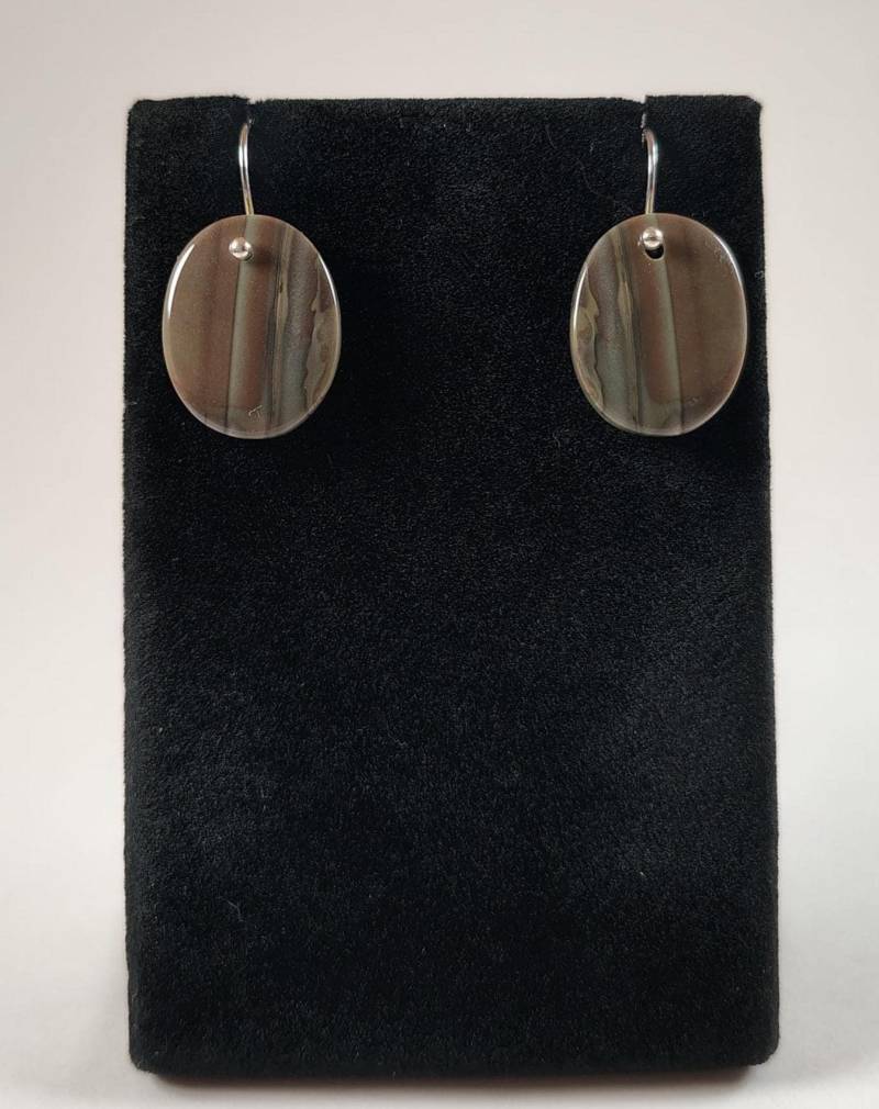 Braun/Blaue Quarzite Ohrringe Handgemacht Von Chris Hay Braun/Blaue Quarzite Ohrringe Handgemacht Von Chris Hay von CWHStoneworks