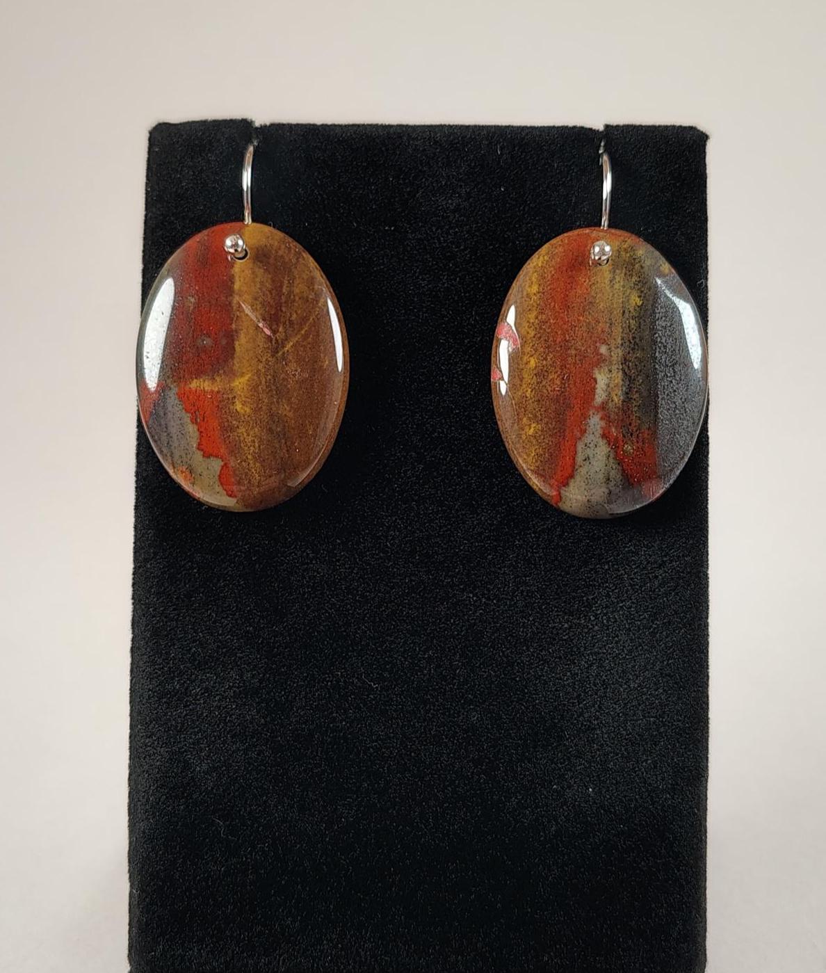 Handgefertigte Ohrringe Aus Tigereisen Und Sterlingsilber Von Chris Hay Handgefertigte Ohrringe Aus Tigereisen Und Sterlingsilber Von Chris Hay von CWHStoneworks
