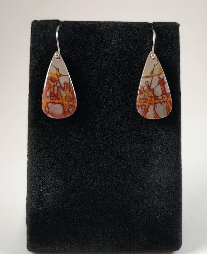 Noreena Jaspis Und Sterling Silber Ohrringe Handmade Von Chris Hay Noreena Jaspis Und Sterling Silber Ohrringe Handmade Von Chris Hay von CWHStoneworks