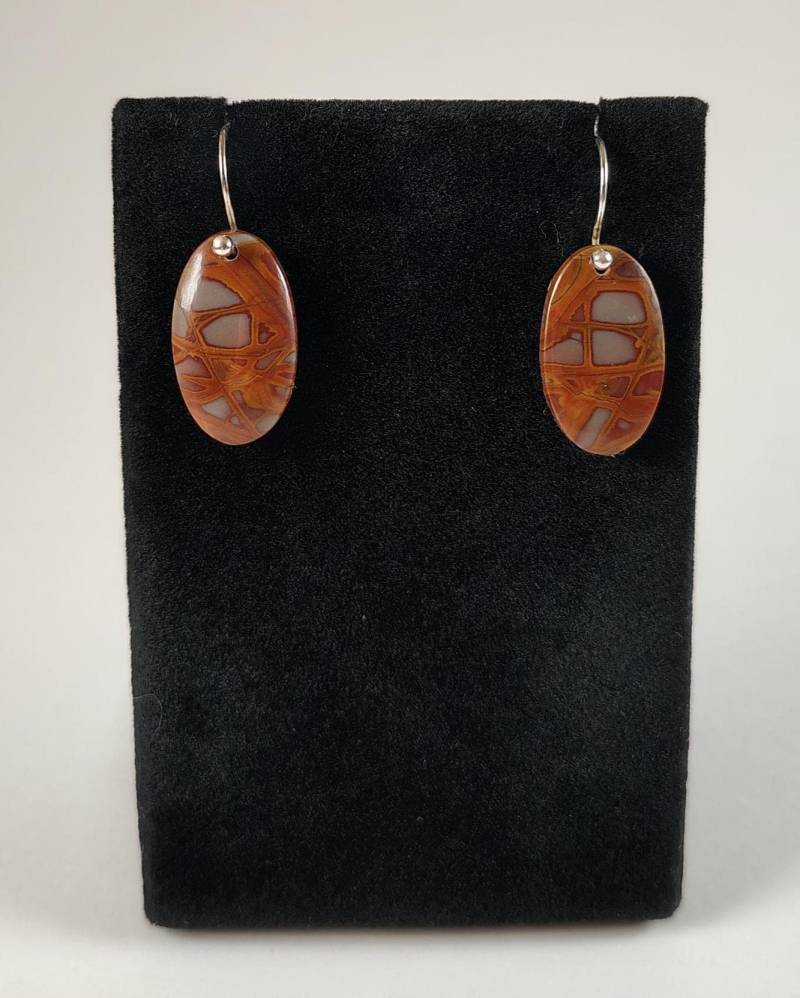 Noreena Jaspis Und Sterling Silber Ohrringe Handmade Von Chris Hay von CWHStoneworks