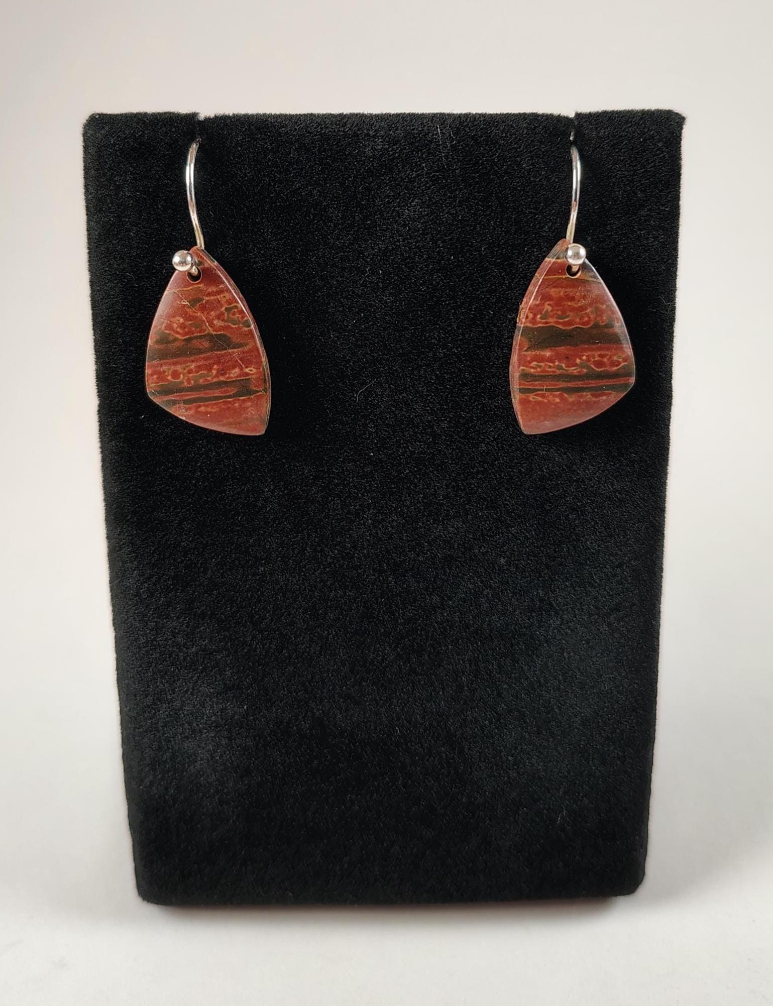 Picasso Japer Und Sterlingsilber Ohrringe Handgemacht Von Chris Hay Picasso Japer Und Sterlingsilber Ohrringe Handgemacht Von Chris Hay von CWHStoneworks