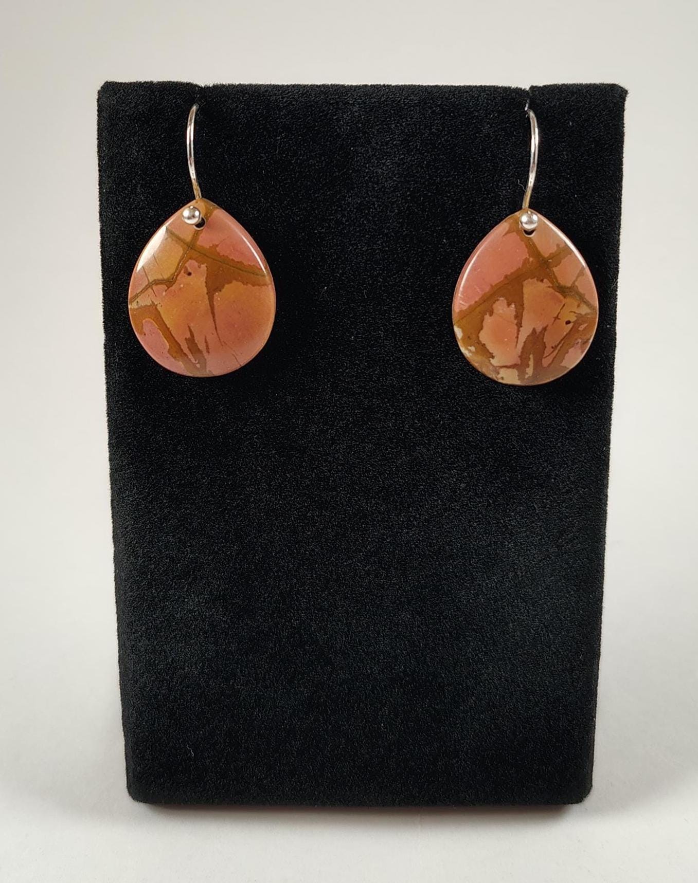Picasso Jaspis Und Sterling Silber Ohrringe Handgemacht Von Chris Hay Picasso Jaspis Und Sterling Silber Ohrringe Handgemacht Von Chris Hay von CWHStoneworks