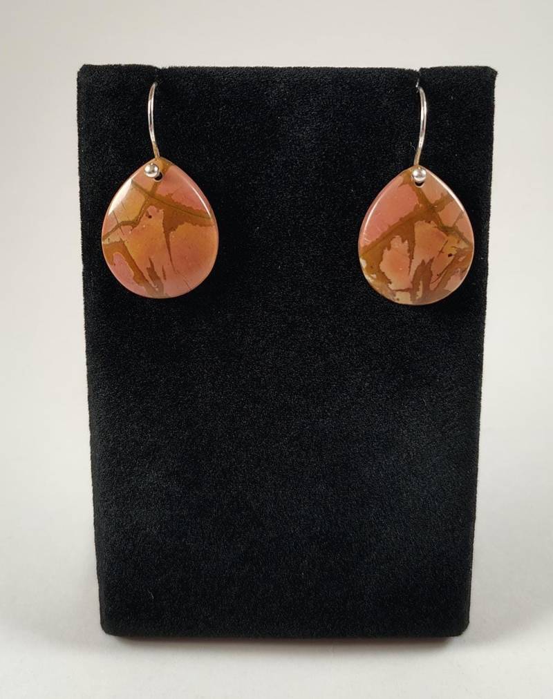 Picasso Jaspis Und Sterling Silber Ohrringe Handgemacht Von Chris Hay Picasso Jaspis Und Sterling Silber Ohrringe Handgemacht Von Chris Hay von CWHStoneworks