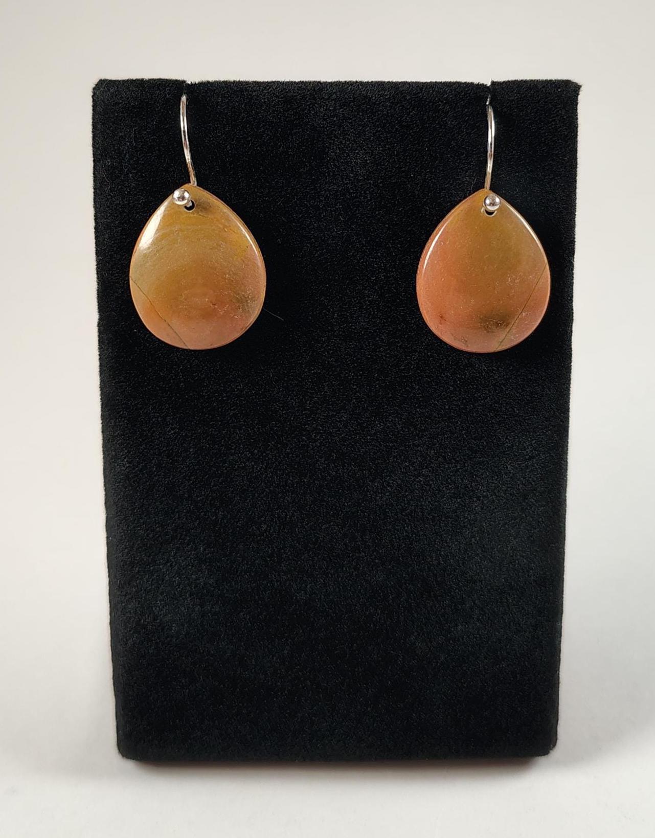 Picasso Jaspis Und Sterling Silber Ohrringe Handgemacht Von Chris Hay Picasso Jaspis Und Sterling Silber Ohrringe Handgemacht Von Chris Hay von CWHStoneworks