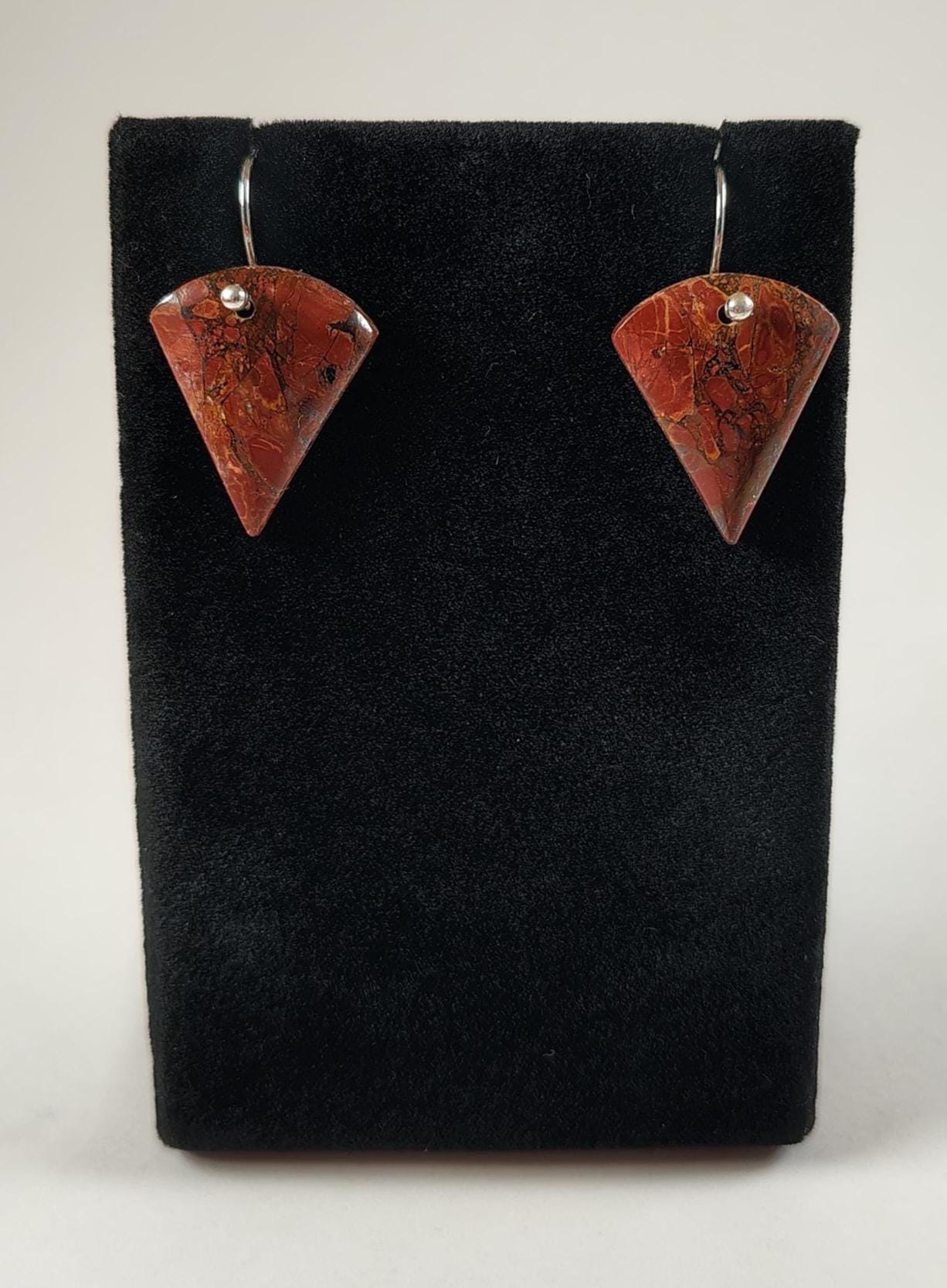 Picasso Jaspis Und Sterling Silber Ohrringe Handgemacht Von Chris Hay Picasso Jaspis Und Sterling Silber Ohrringe Handgemacht Von Chris Hay von CWHStoneworks