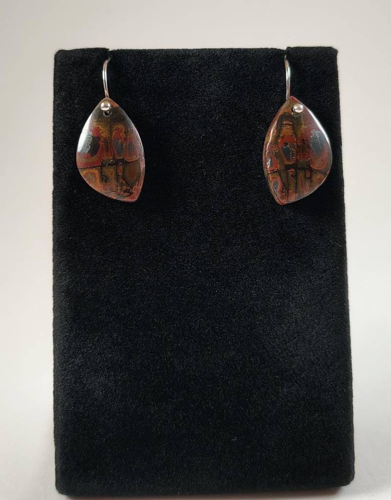Picasso Jaspis Und Sterling Silber Ohrringe Handgemacht Von Chris Hay Picasso Jaspis Und Sterling Silber Ohrringe Handgemacht Von Chris Hay von CWHStoneworks
