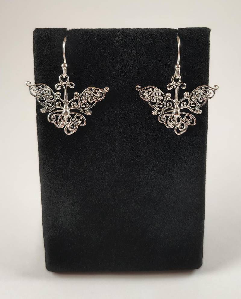 sterling Silber Schmetterling Ohrringe Von Chris Hay sterling Silber Schmetterling Ohrringe Von Chris Hay von CWHStoneworks