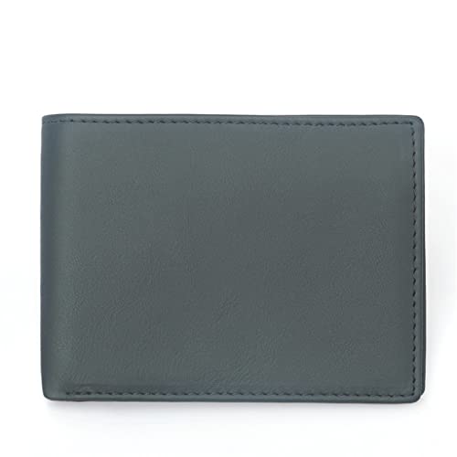 CWLPSL Herren Leder Geldbörse Reißverschluss Multi-Card Top Layer Leder Kurze Geldbörse Portemonnaie von CWLPSL