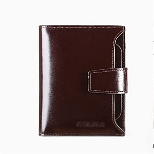 CWLPSL Portemonnaie Herren Kurz Weiche Geldbörse Name Geldklammer Portemonnaie Führerschein Portemonnaie Kartentasche von CWLPSL