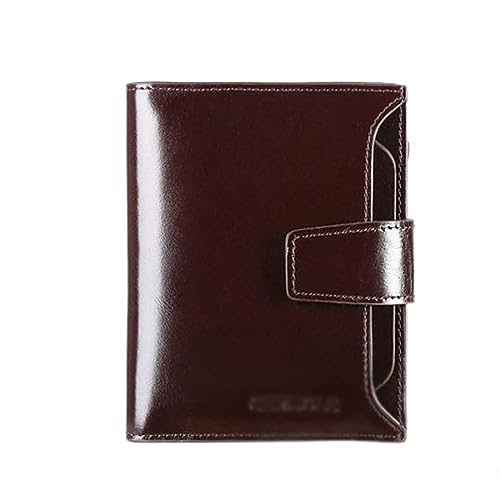 CWLPSL Portemonnaie Herren Kurz Weiche Geldbörse Name Geldklammer Portemonnaie Führerschein Portemonnaie Kartentasche von CWLPSL