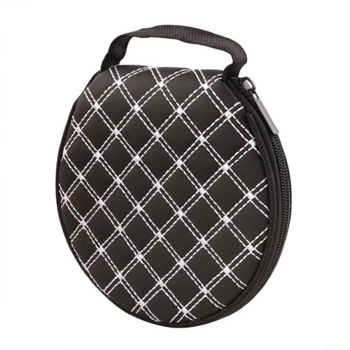 CWOQOCW Praktische CD-Geldbörse mit Reißverschluss und Platz für bis zu 20 Musikdiscs, reisefreundliches Design, weiß von CWOQOCW