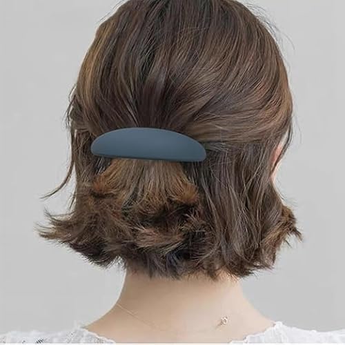 4 Stück Gebogene Haarspangen Und 4 Stück Kreuzhaarspangen, Haarschmuck Für Damen, Modische Und Einfache Haarspangen, Haarfixierungsklammern, Elegante Haarspangen von CWPFVQA