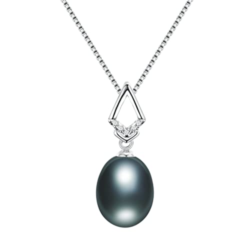 100% natürliches Süßwasser oval Perlenkette Zirkon Anhänger feiner Schmuck für Frauen in China 100% natürliches Süßwasser oval Perlenkette Zirkon Anhänger feiner Schmuck für Frauen in China von CWZZWS