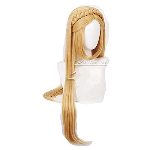 Anime Cosplay -Perücke Prinzessin Perücken Frauen Golden geflochten von CWZZWS