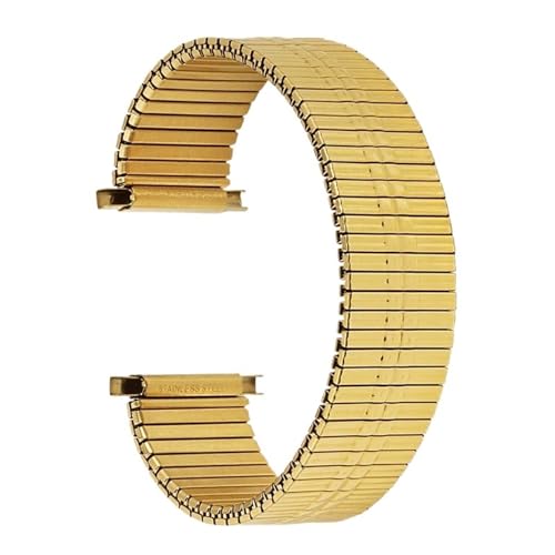 CWZZWS 16-22 mm Edelstahl elastischer Stretchgurt Metall Expansion Armband Frauen Frauen Armband Uhren Accessoires von CWZZWS