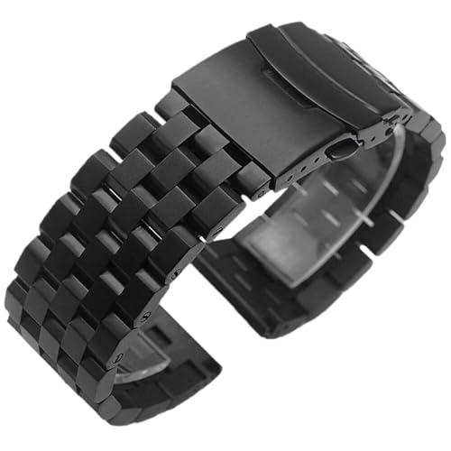 CWZZWS 18mm 20 mm 22 mm 24mm Classic Edelstahl Metal Watch Band für Frauen Männer Uhr Ersatzgurt von CWZZWS