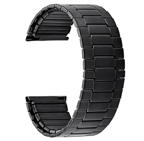 CWZZWS 22mm Elastic WatchBandBand -Stahl -Stahl -Uhr -Wachgurt Männer Stretch Expansion Armband Accessoires von CWZZWS