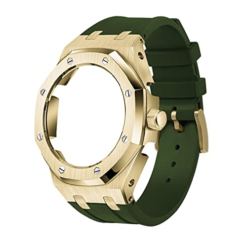 CWZZWS 5rd Kit Silicon Watch Band Gurt Metal Beprenzmodelle für GA2100/GA2110, Herren Uhrenmodding -Ersatzzubehör, Case Band with Tools CWZZWS 5rd Kit Silicon Watch Band Gurt Metal Beprenzmodelle für GA2100/GA2110, Herren Uhrenmodding -Ersatzzubehör, Case Band with Tools von CWZZWS