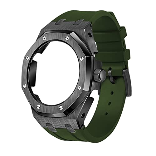 CWZZWS 5rd Kit Silicon Watch Band Gurt Metal Beprenzmodelle für GA2100/GA2110, Herren Uhrenmodding -Ersatzzubehör, Case Band with Tools CWZZWS 5rd Kit Silicon Watch Band Gurt Metal Beprenzmodelle für GA2100/GA2110, Herren Uhrenmodding -Ersatzzubehör, Case Band with Tools von CWZZWS