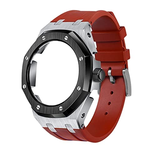CWZZWS 5rd Kit Silicon Watch Band Gurt Metal Beprenzmodelle für GA2100/GA2110, Herren Uhrenmodding -Ersatzzubehör, Case Band with Tools CWZZWS 5rd Kit Silicon Watch Band Gurt Metal Beprenzmodelle für GA2100/GA2110, Herren Uhrenmodding -Ersatzzubehör, Case Band with Tools von CWZZWS