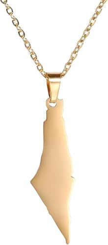 CWZZWS Accessoires 925 Sterling Silber Israel Halskette für Frauen und Männer, Israel Anhänger Halskette - Israel Map Anhänger Halsketten Country Geographie, Halskette für Patrioten CWZZWS Accessoires 925 Sterling Silber Israel Halskette für Frauen und Männer, Israel Anhänger Halskette - Israel Map Anhänger Halsketten Country Geographie, Halskette für Patrioten von CWZZWS