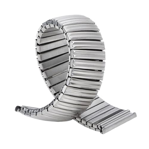 CWZZWS Edelstahl elastischer Gurt Metall Stretch Expansion Watch Band Männer Frauen Universal Armband Armband von CWZZWS