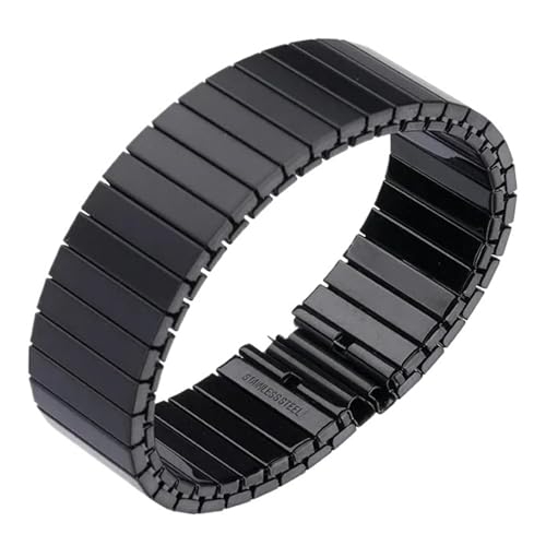 CWZZWS Edelstahl elastischer Stretchriemen für Smart Watch Band Männer Frauen Metall -Expansionsgurt Accessoires von CWZZWS