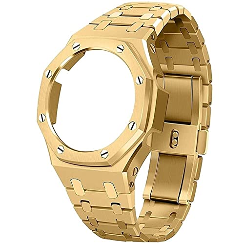 CWZZWS GA2100 Metal Watch Band Hülle Ersatzkit, Gurt-Bezel-Zubehör kompatibel mit Herren GA2100/GA-2110 Uhren CWZZWS GA2100 Metal Watch Band Hülle Ersatzkit, Gurt-Bezel-Zubehör kompatibel mit Herren GA2100/GA-2110 Uhren von CWZZWS