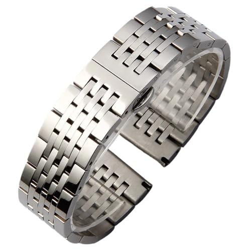 CWZZWS Gebogenes Ende Edelstahl Universal Watch Bands Herren- und Frauen -Uhren -Accessoires für Frauen und Watch Band von CWZZWS