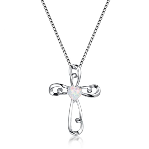 CWZZWS Hohlkreuz Anhänger weiß blau Opal Herzstein Halsketten für Frauen 925 Geburtsstein Halskette Chic Schmuck in China hergestellt CWZZWS Hohlkreuz Anhänger weiß blau Opal Herzstein Halsketten für Frauen 925 Geburtsstein Halskette Chic Schmuck in China hergestellt von CWZZWS