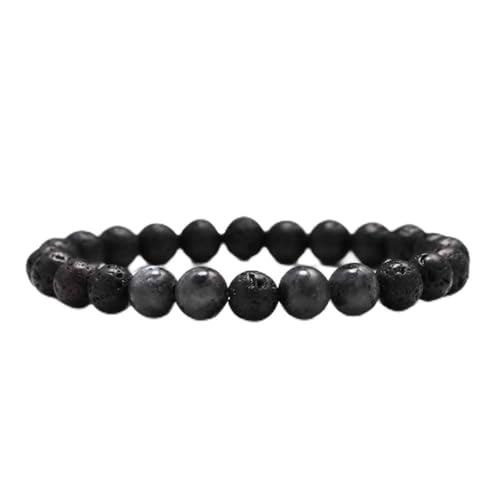 CWZZWS Lava -Steinarmband für Männer handgefertigte Perlenarmbänder für Frauen Homme Yoga Geschenk von CWZZWS