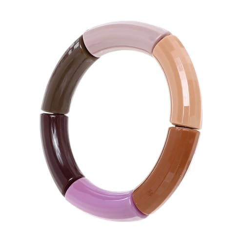 CWZZWS Mädchen Accessoires DIY Stapelbare Armbänder Rohr gebogene Stapelarmband Dehnbares Gummiband für tägliche Kette CWZZWS Mädchen Accessoires DIY Stapelbare Armbänder Rohr gebogene Stapelarmband Dehnbares Gummiband für tägliche Kette von CWZZWS