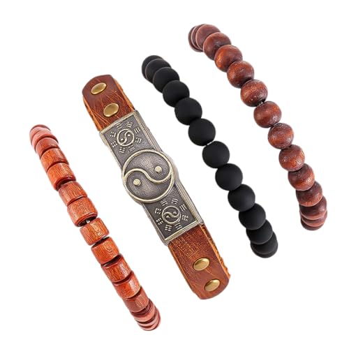 CWZZWS Mädchen Accessoires Vintage Cattlehide Multi -Layer -Perlen Handschmuck Armband für Frauen elegante Handkette einzigartige Halskette von CWZZWS