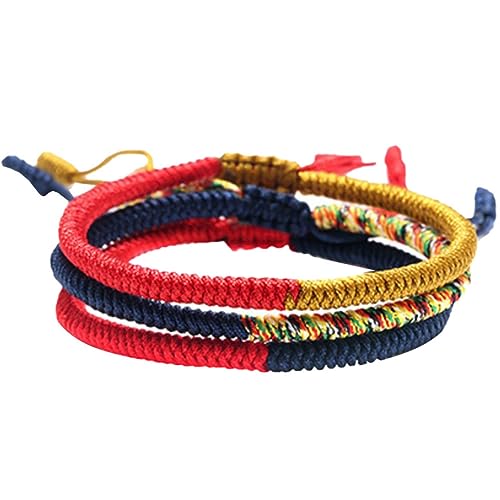 CWZZWS Mädchen Accessoires elegantes handgefertigtes Armband 3 Packhand handgewebten Seil Frauen-Mode-Accessoire Ethnisches Design Halskette CWZZWS Mädchen Accessoires elegantes handgefertigtes Armband 3 Packhand handgewebten Seil Frauen-Mode-Accessoire Ethnisches Design Halskette von CWZZWS