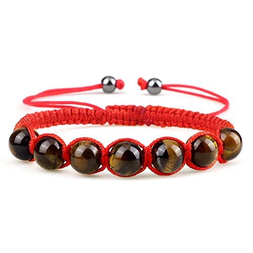 CWZZWS Natursteinarmband Vulkanic Rock Männer Karneian Tiger Augenperlen Armbänder Heilbänder Frauen Yoga Yoga von CWZZWS