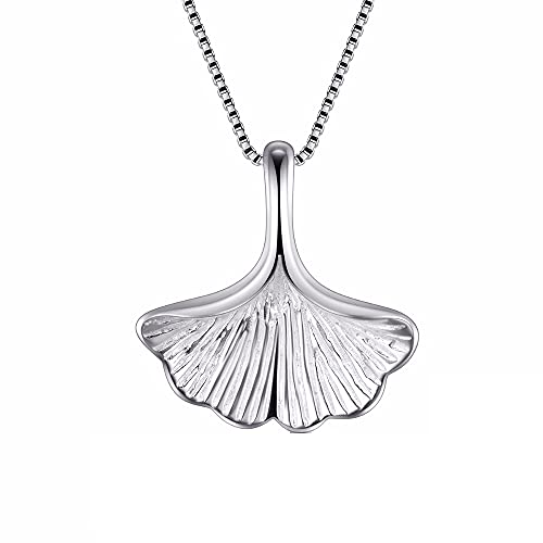 CWZZWS Reine Muschelform Halskette für Mädchen Ginkgo Biloba Anhänger Party Schmuck in China hergestellt von CWZZWS