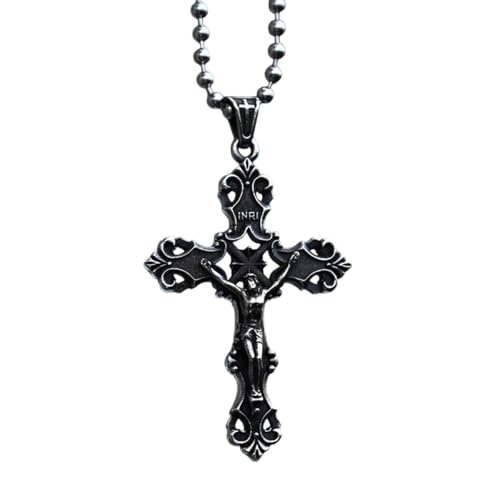 CWZZWS Schmuck Neue 2025 Ankunft Stahl Soldat Cross Männer Edelstahl Halskette Kruzifix Jesus orthodoxe Anhängerkette für Sie Accessoires Trendy Creative Geschenkgeschenk CWZZWS Schmuck Neue 2025 Ankunft Stahl Soldat Cross Männer Edelstahl Halskette Kruzifix Jesus orthodoxe Anhängerkette für Sie Accessoires Trendy Creative Geschenkgeschenk von CWZZWS