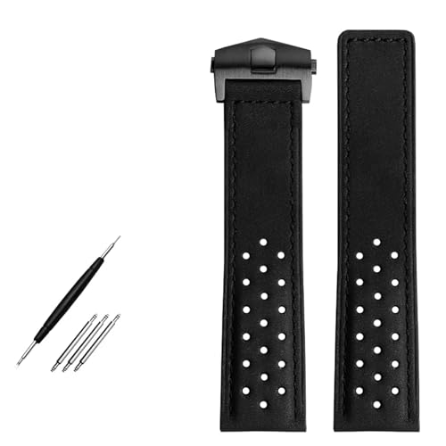 CWZZWS Watchband 22mm echtes Lederarmband Uhrengurt Herren Armbanduhr Band Faltschnalle Nubuck Uhren -Armband -Accessoires CWZZWS Watchband 22mm echtes Lederarmband Uhrengurt Herren Armbanduhr Band Faltschnalle Nubuck Uhren -Armband -Accessoires von CWZZWS