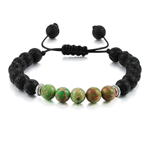 CWZZWS natürliche Vulkansteinarmbänder Balance Perlen Männer schwarze Lavastämme Buddha Manschaufel Geschenk CWZZWS natürliche Vulkansteinarmbänder Balance Perlen Männer schwarze Lavastämme Buddha Manschaufel Geschenk von CWZZWS